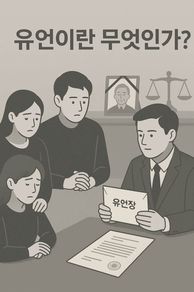 유언이란 무엇인가