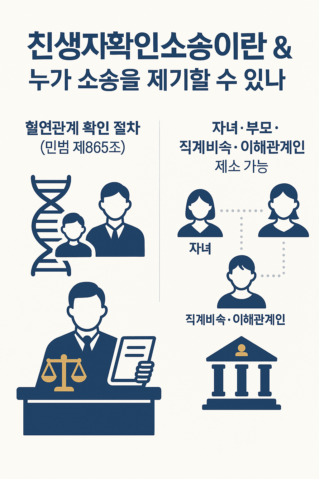 친생자확인소송이란 누가 소송을 제기할 수 있나