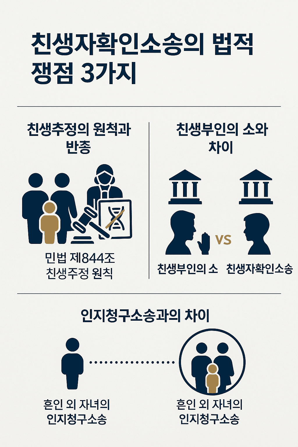 친생자확인의 법적쟁점 3가지