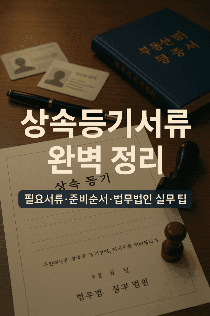 상속등기서류 완벽정리