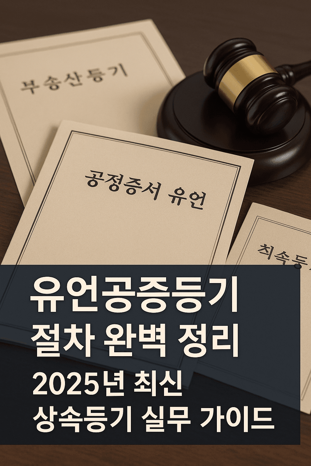 유언공증등기 절차 완벽 정리