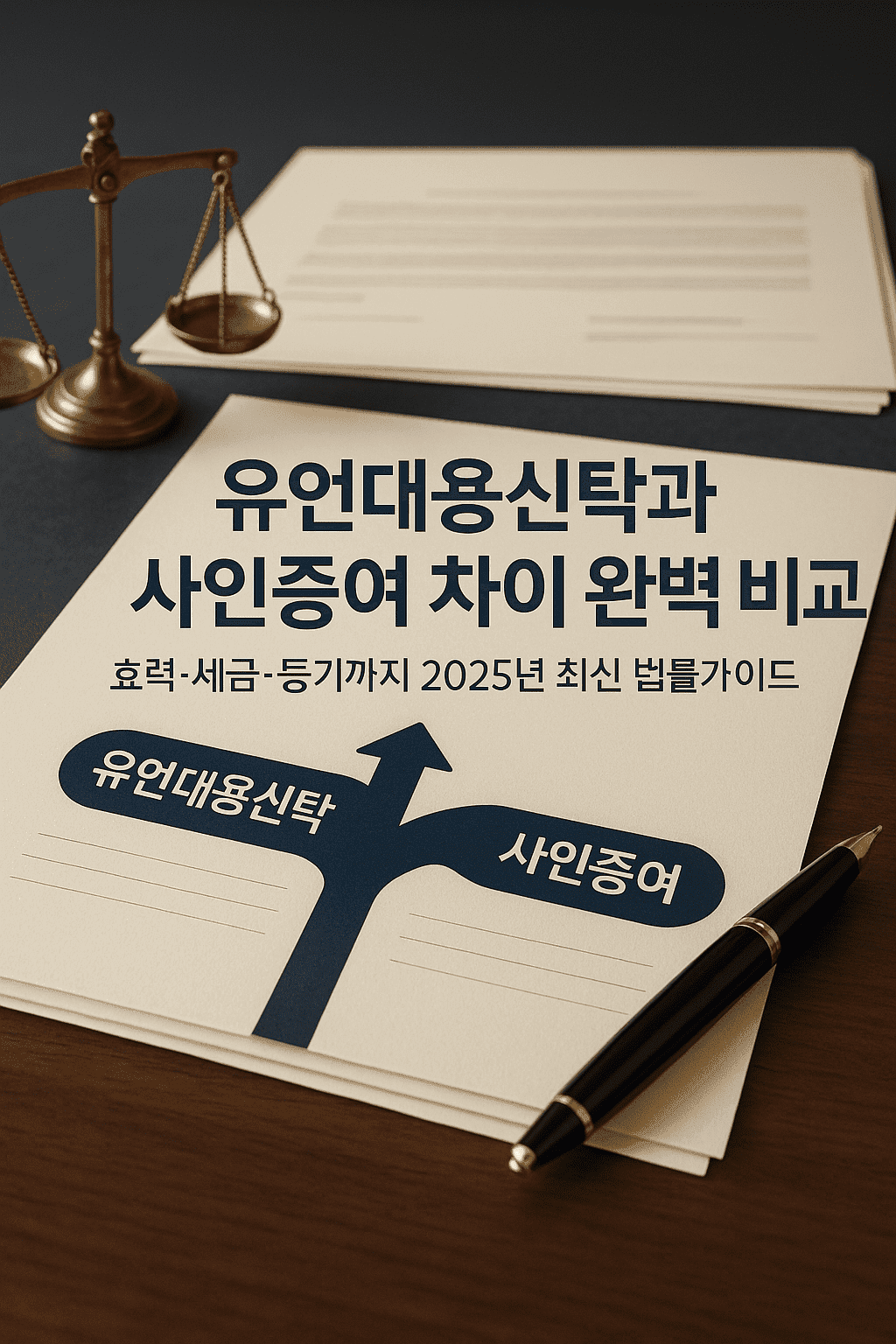 유언대용신탁과 사인증여 차이 완벽 비교