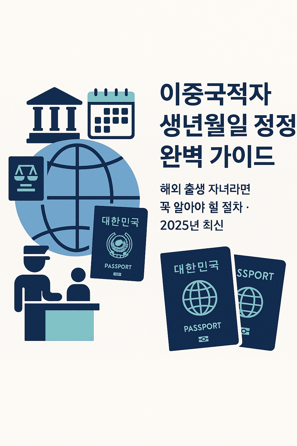 이중국적자 생년월일 정정 완벽 가이드(2025년 최신)